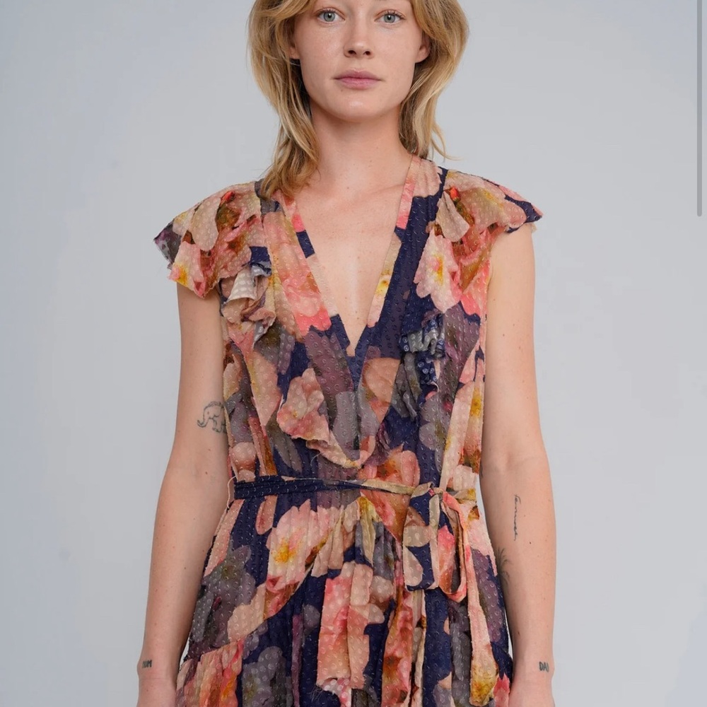 Le Superbe‎ Major Flirt Pettys Wildflowers Dress Size 6 MSRP $495 no flaws